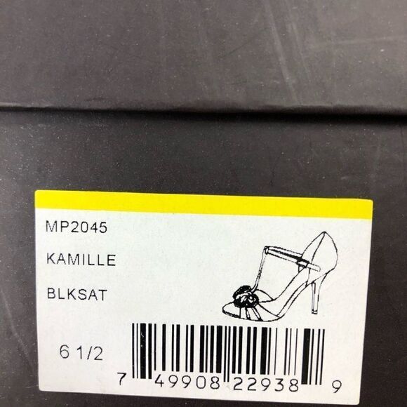 Badgley Mischka Kamille Floreat Peep Toe Heels - Picture 8 of 9